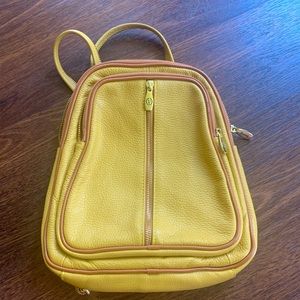 Valentina Convertible Leather Backpack